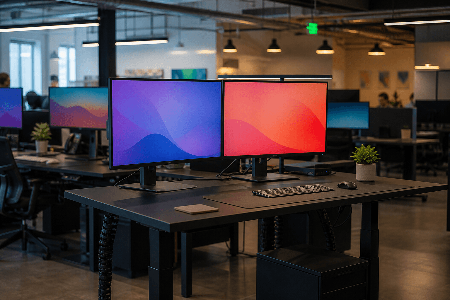 Open-plan engineering floor at Kavionyx Inc