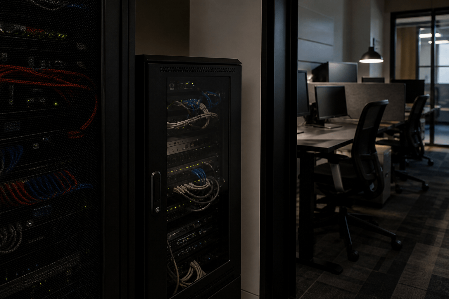 Quiet lab corner and platform equipment